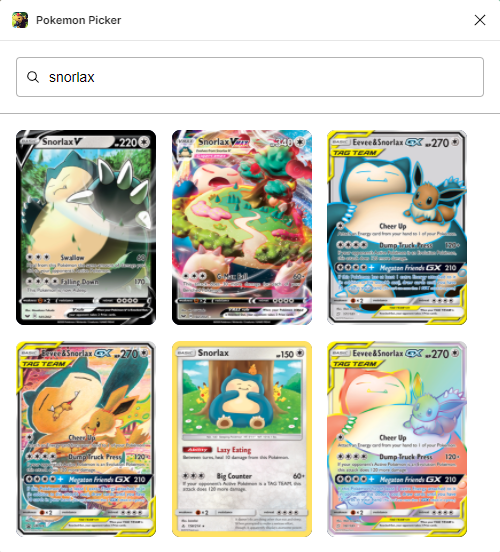 Media Pokemon Picker 6