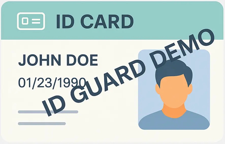 ID -bewaker - Bescherm ID-scans met sabotage-proof Watermarks media 2