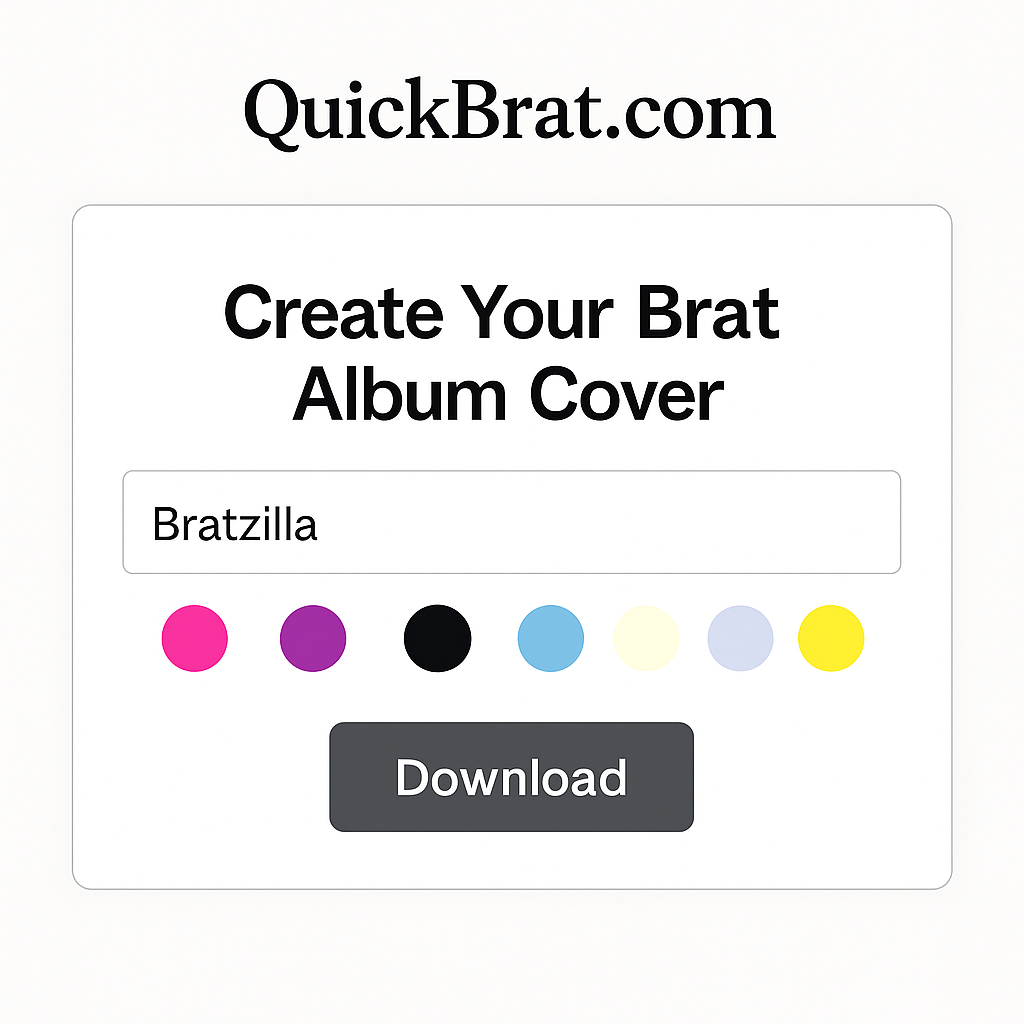 Brat Generator logo