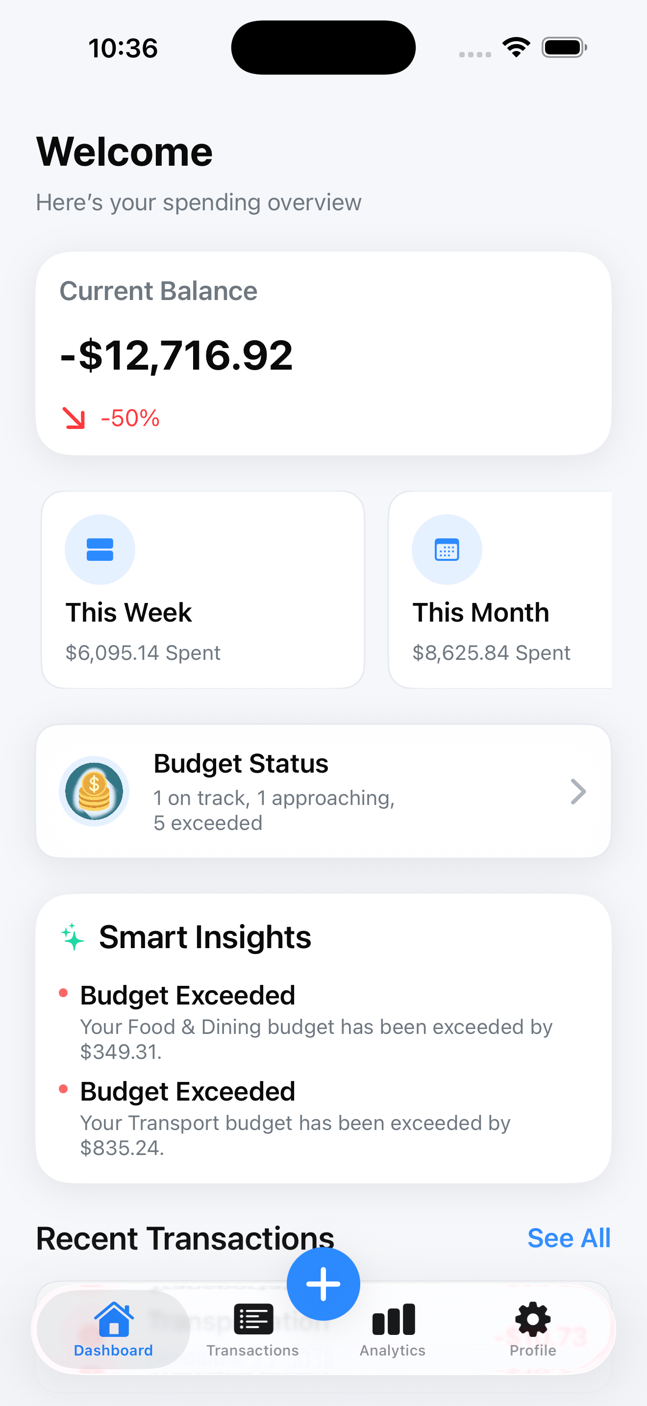 Spendlyst - Main product screenshot demonstrating key features and user interface
