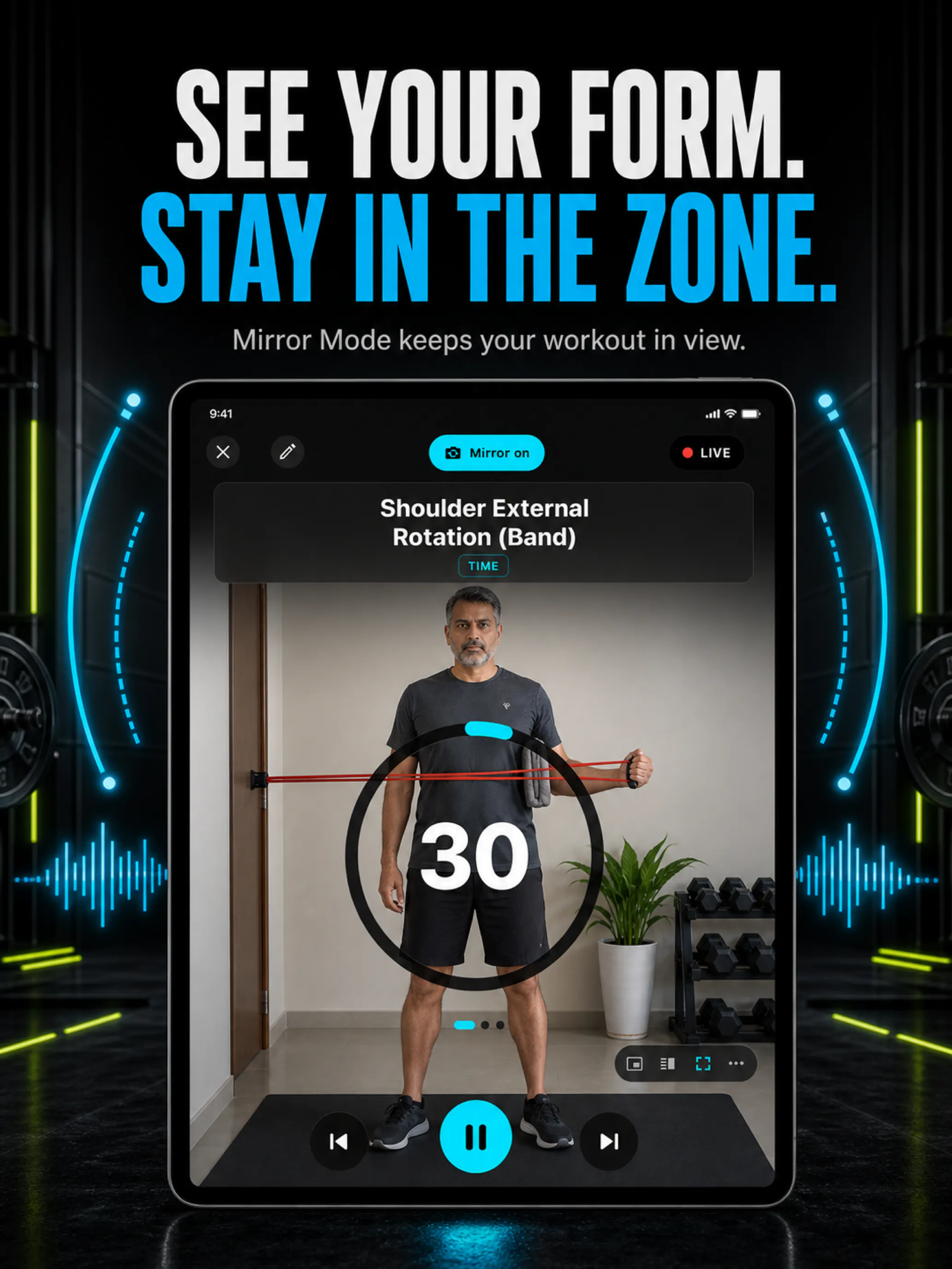 RepCoach — Voice Based Workout Tracker screenshot