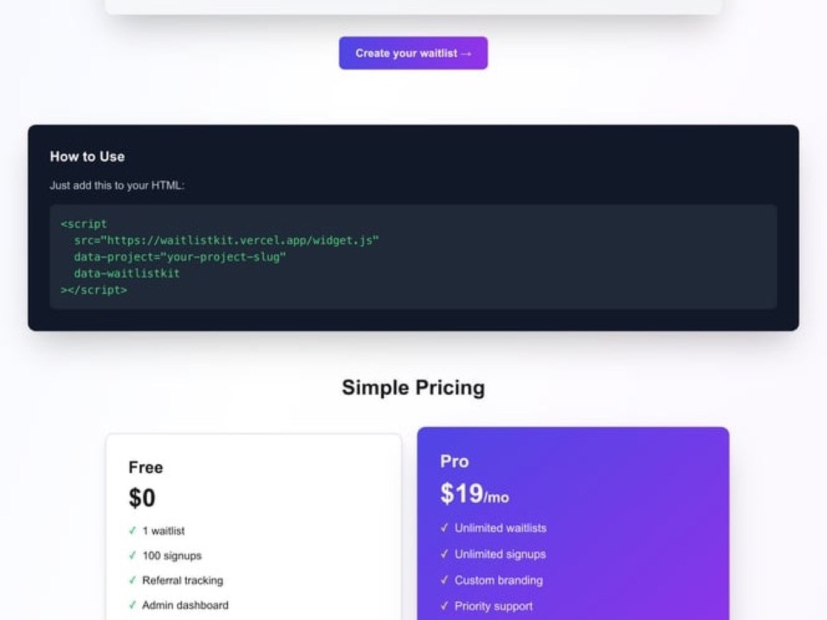 WaitlistKit gallery image