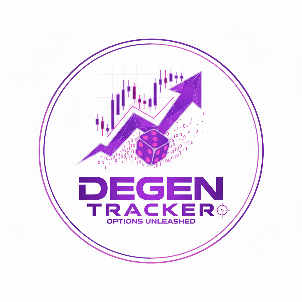 Degen Tracker - Product Hunt launch logo and brand identity