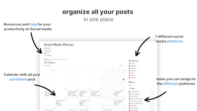 Notion Content Planner gallery image