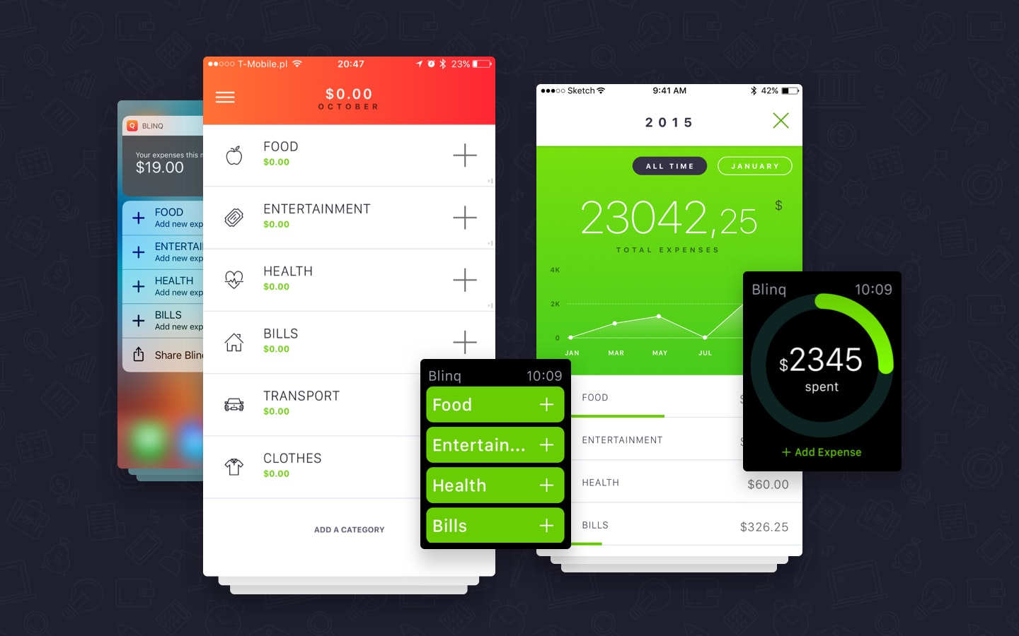Blinq: Simple Expense Tracker & Spendings Analytics gallery image