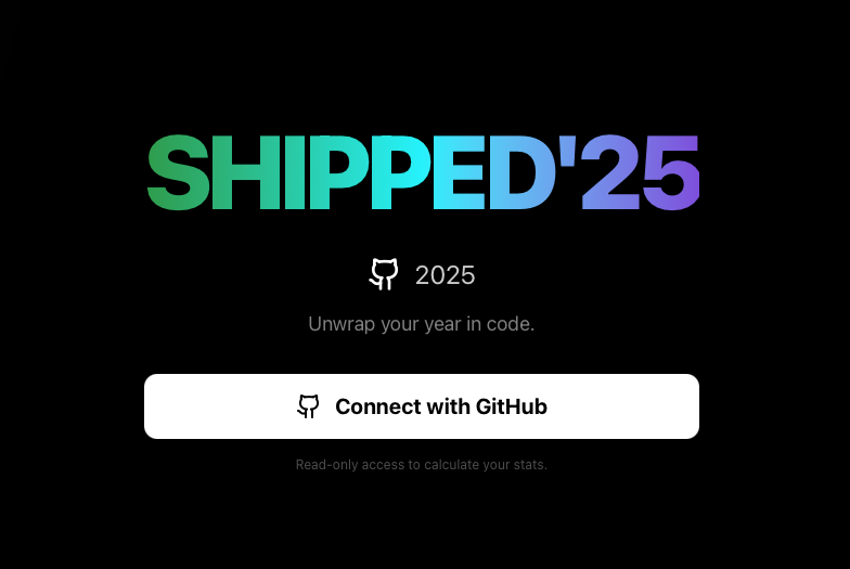 Shipped '25 - Main product screenshot demonstrating key features and user interface