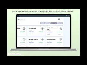Online caffeine consumption tracker gallery image