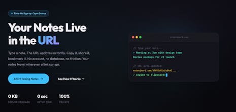 Notes In URL gallery image