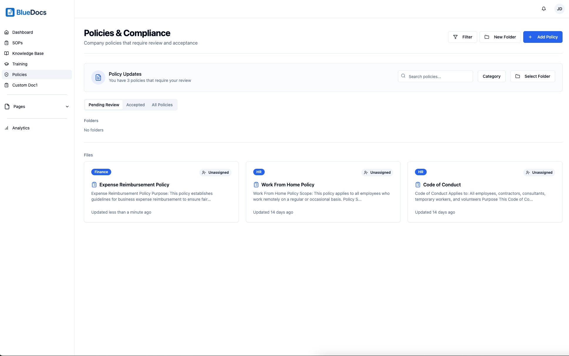 Bluedocs - Тренировать новые сотрудники в часы, а не недели медиа 4