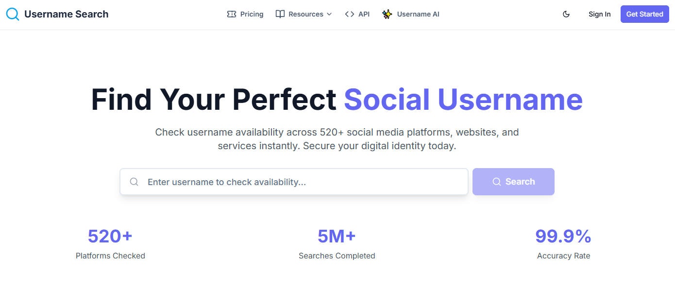 Média Recherche de nom d'utilisateur - Vérifiez instantanément la disponibilité du nom d'utilisateur sur 520 plateformes 2
