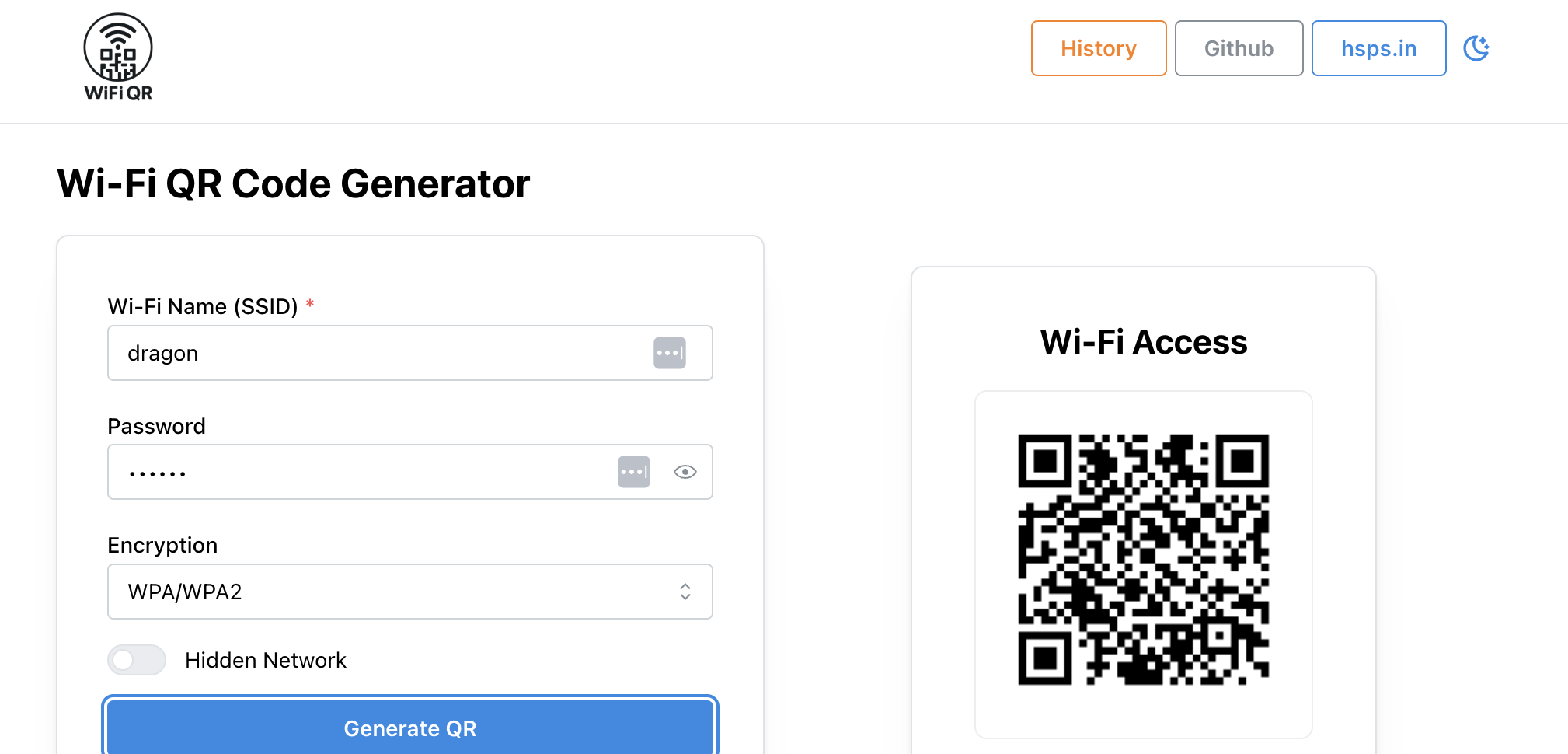 WiFi QR Code Generator gallery image