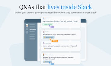 Плавный сбор информации с использованием Polly на собраниях Town Hall в Slack.