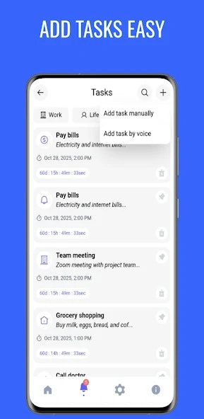 Taskly, powered by AI and voice - Screenshot 2 showing product features and functionality