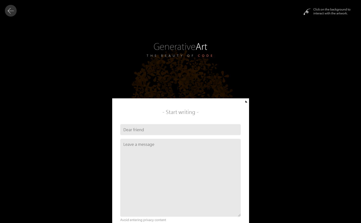 GenerativeART gallery image