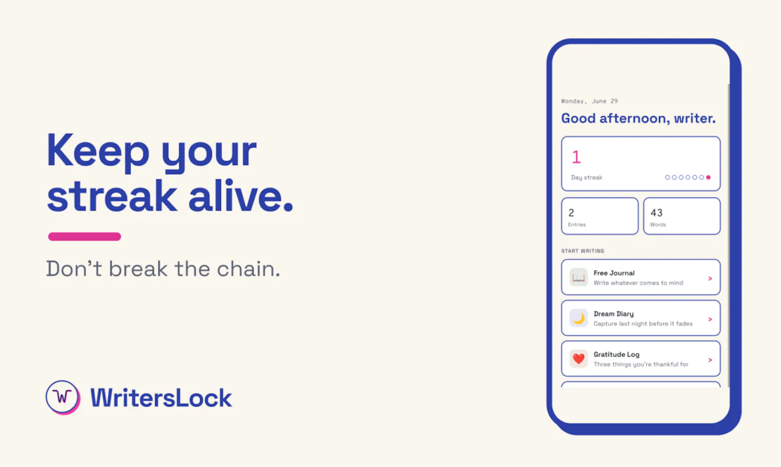 WritersLock screenshot 4