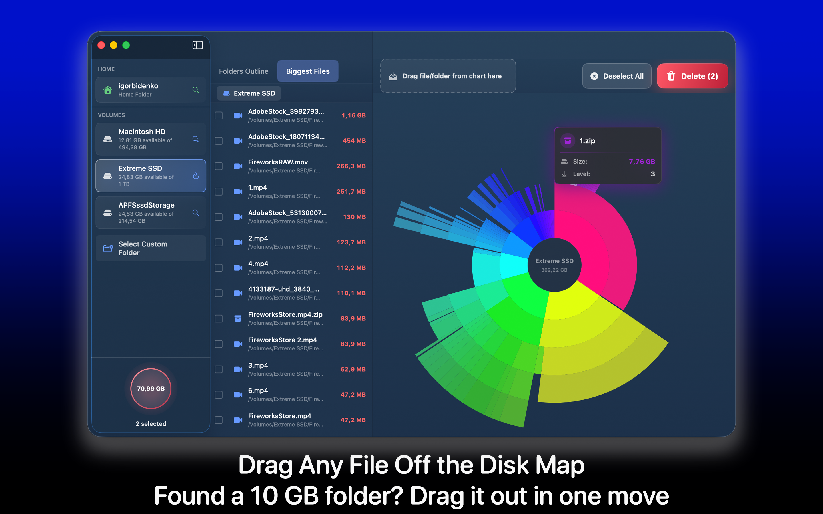 DiskSpace - Cleaner & Analyzer media 4