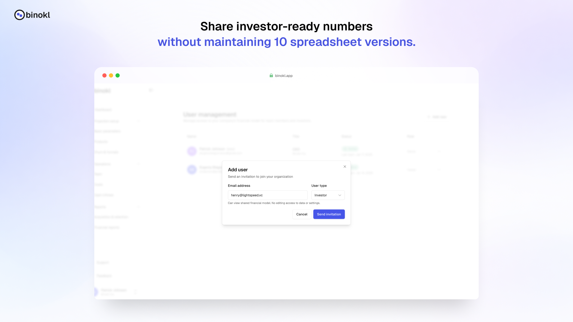 Binokl - Screenshot 5 showing product features and functionality