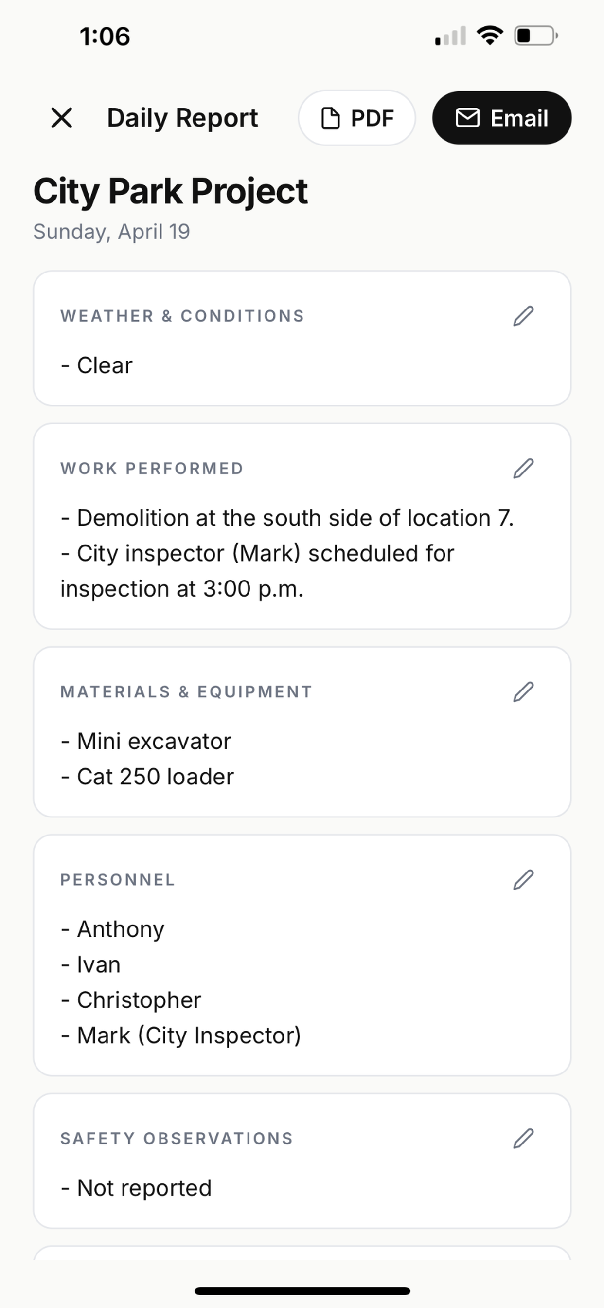 FieldLog: Voice Daily Reports gallery image