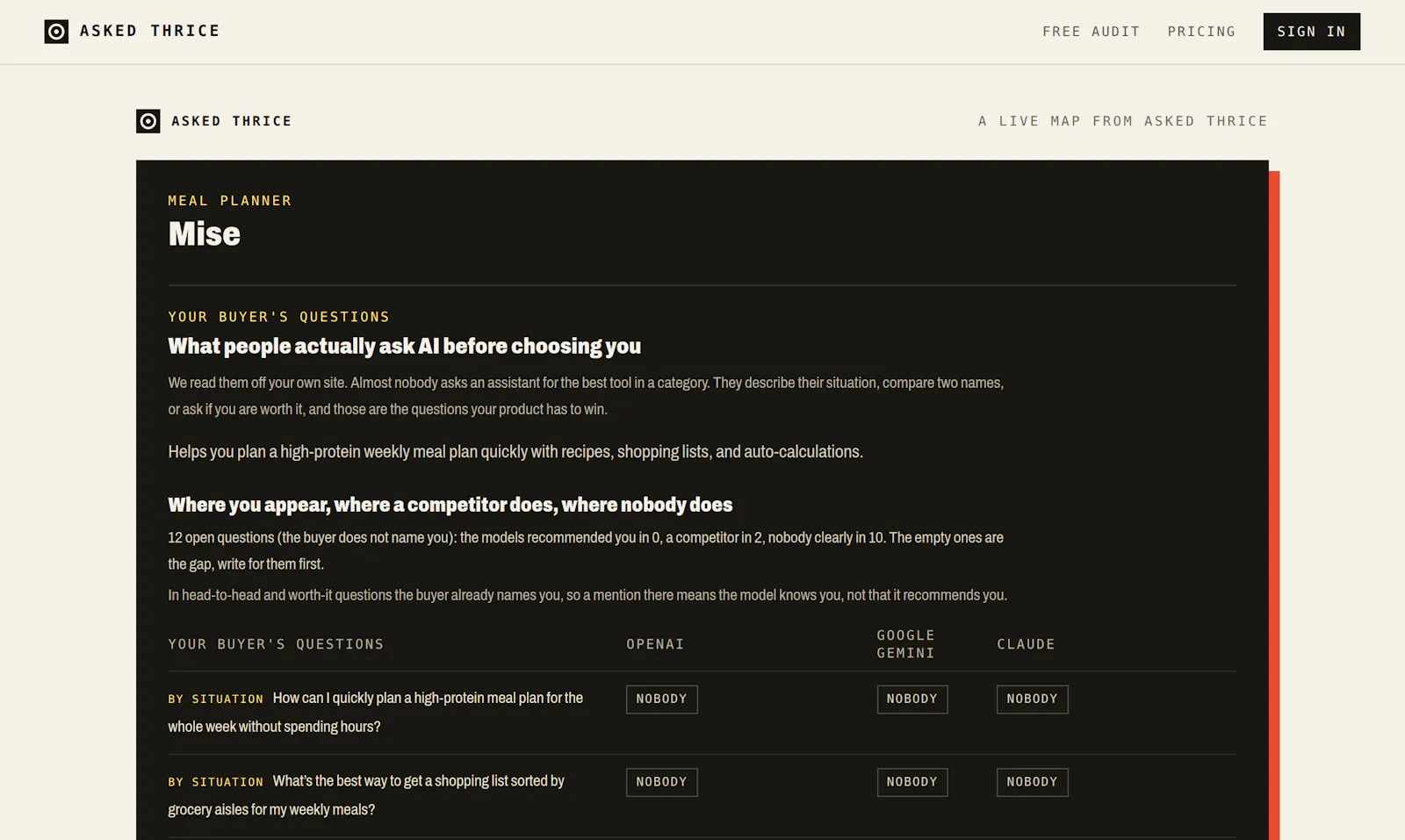 Asked Thrice screenshot 2