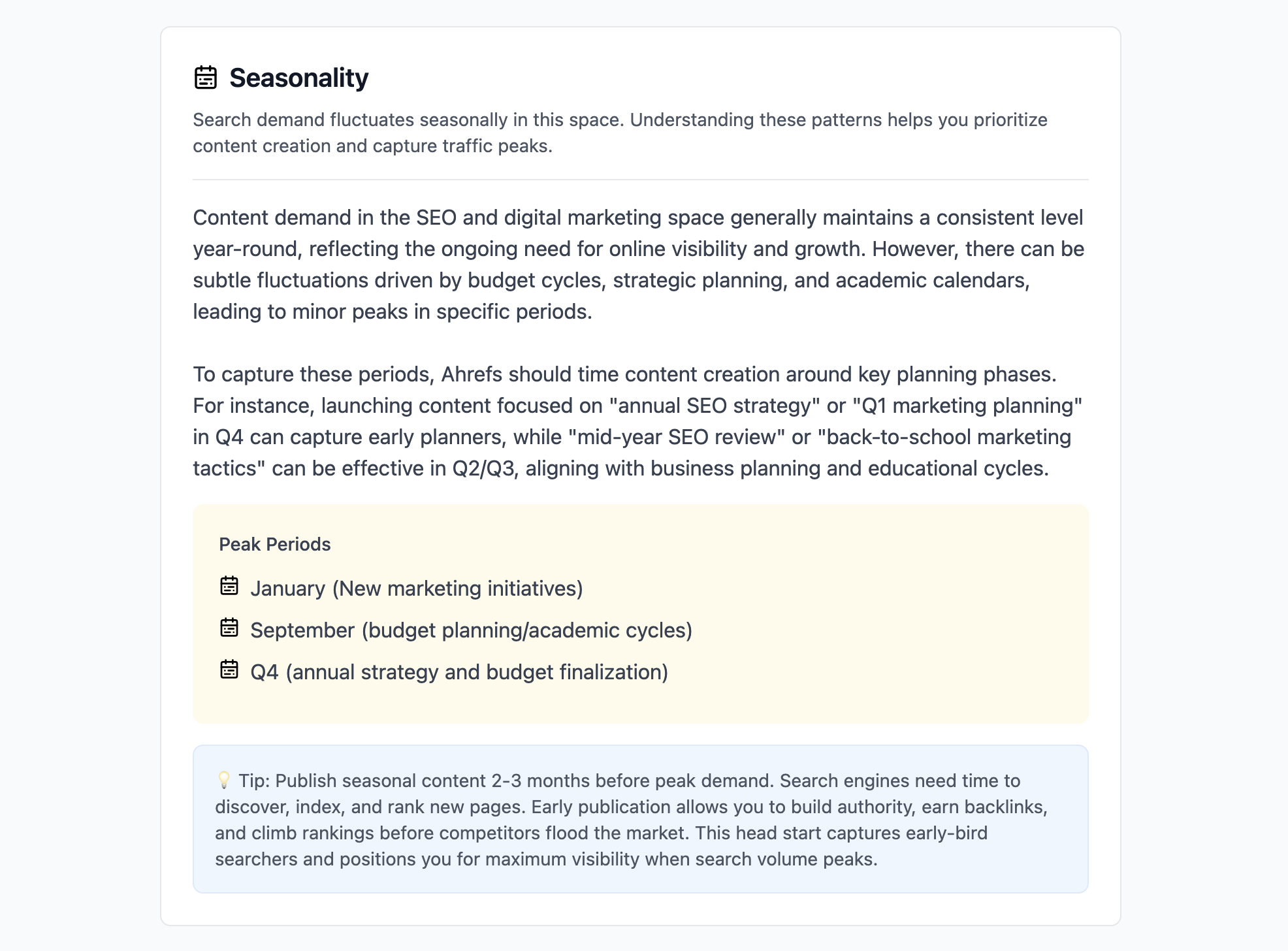 Content Gap Report for LLM SEO media 5