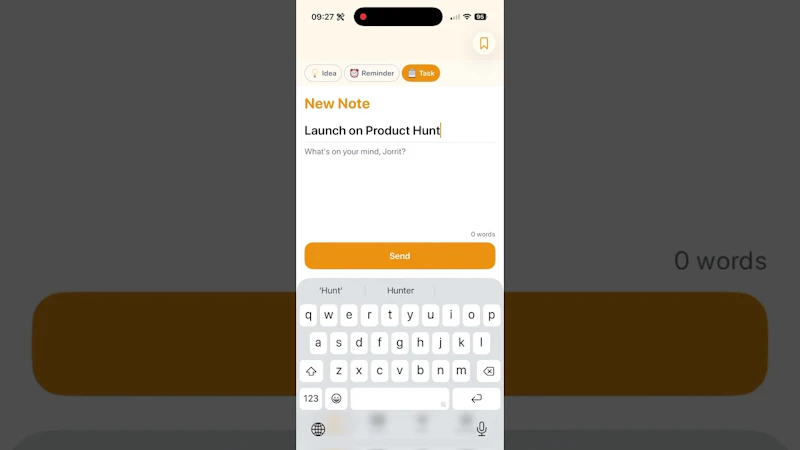 Note To Myself screenshot 1 (video preview)