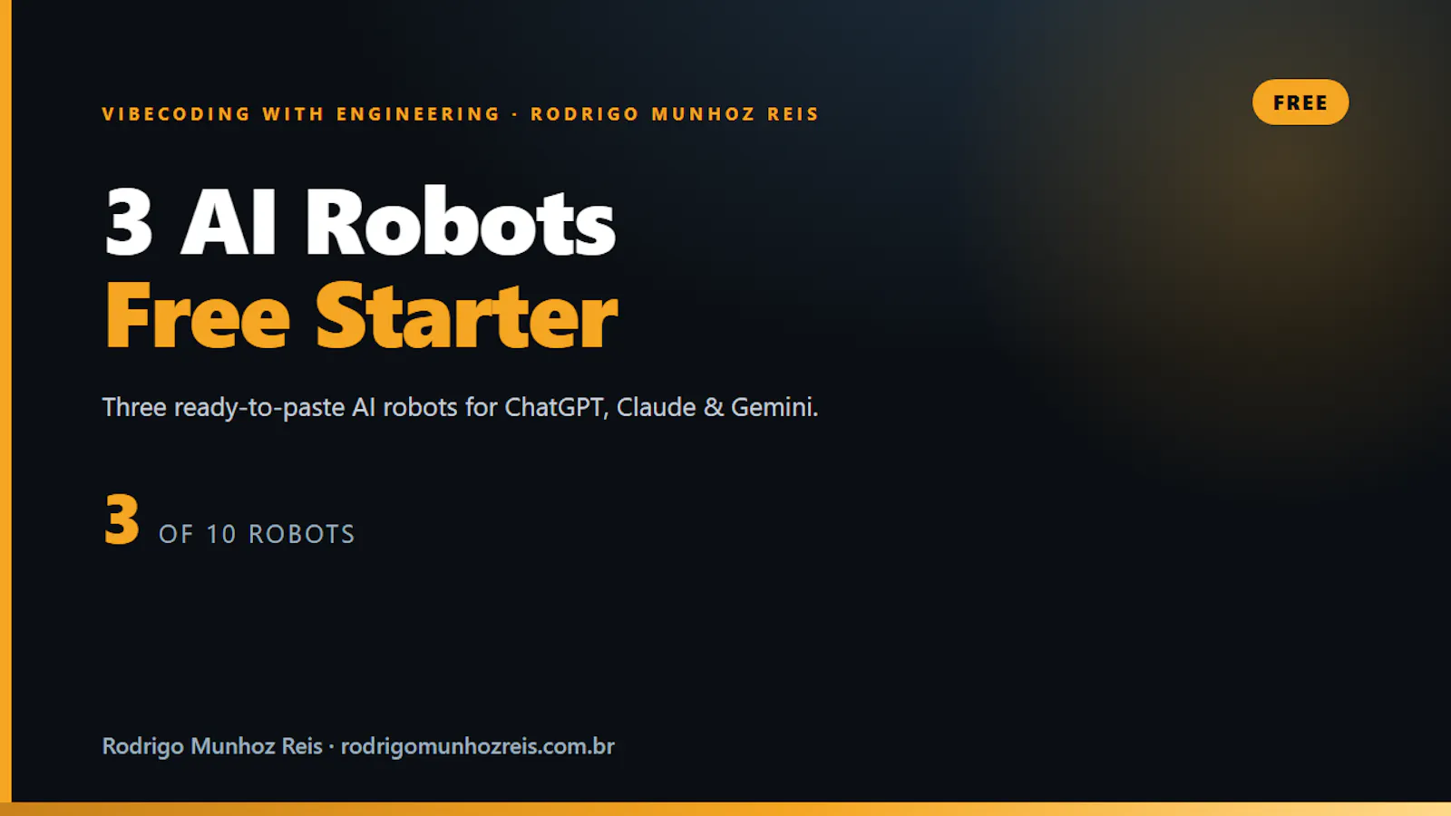 3 AI Robots — Free Starter screenshot 1