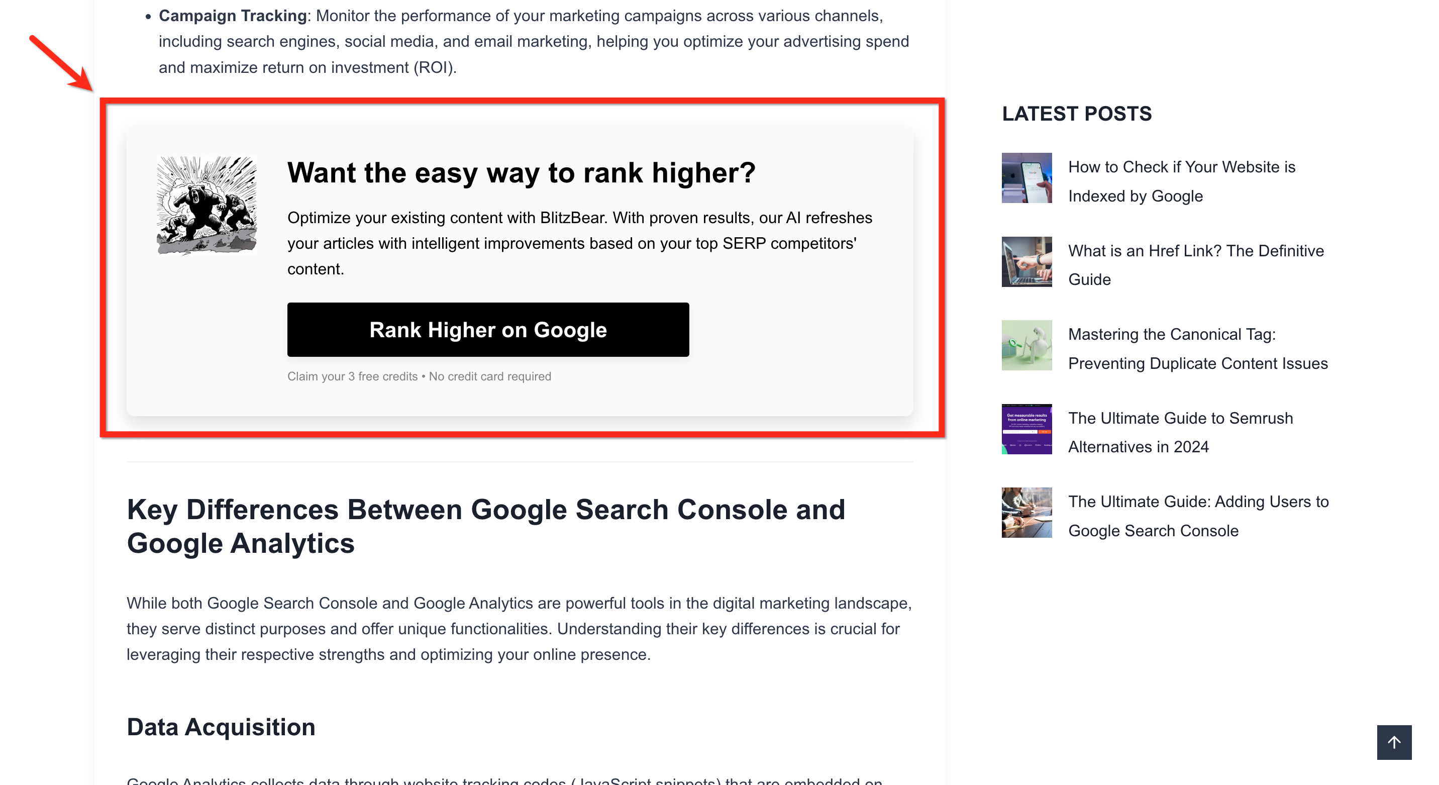 Post di blog gratuito Generatore CTA - Catturare più lead provocando i lettori ad agire media 2