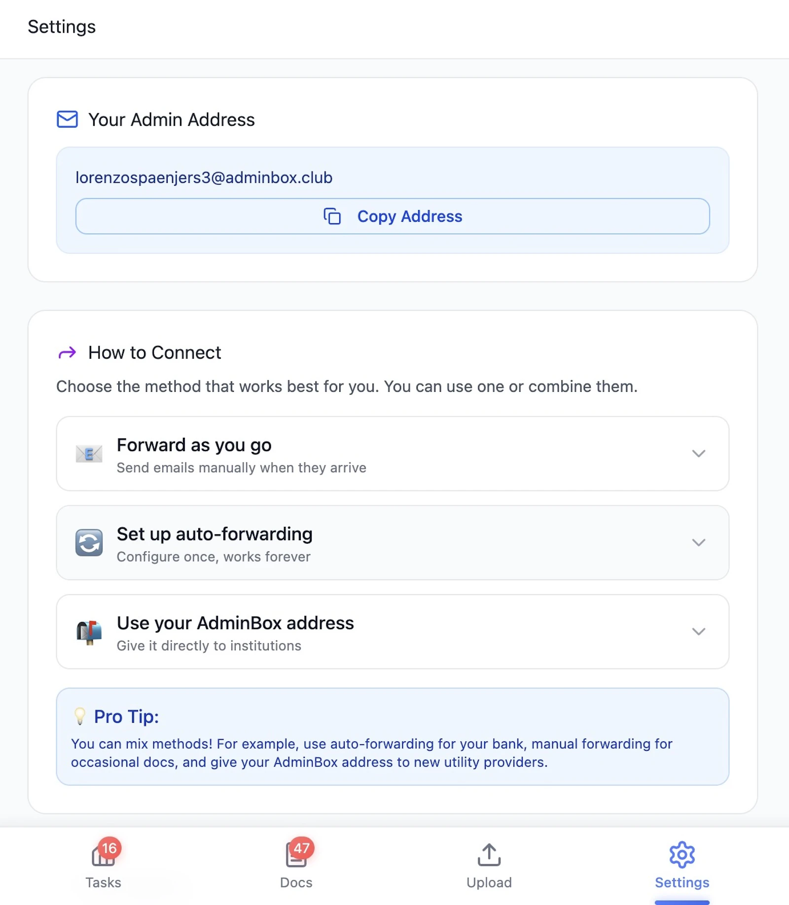 Life Admin by Adminbox.Club screenshot 5