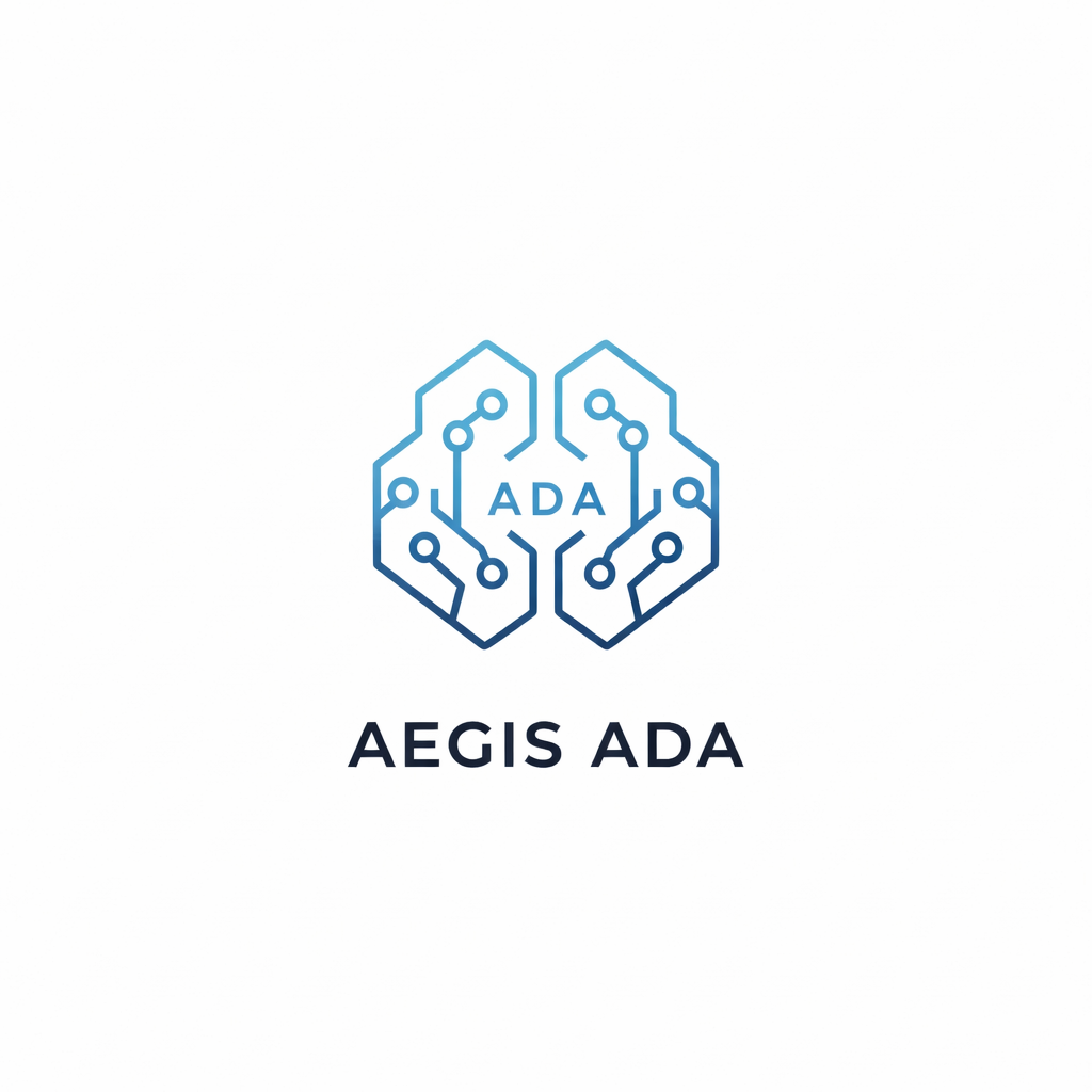 AEGIS ADA - Product Hunt launch logo and brand identity