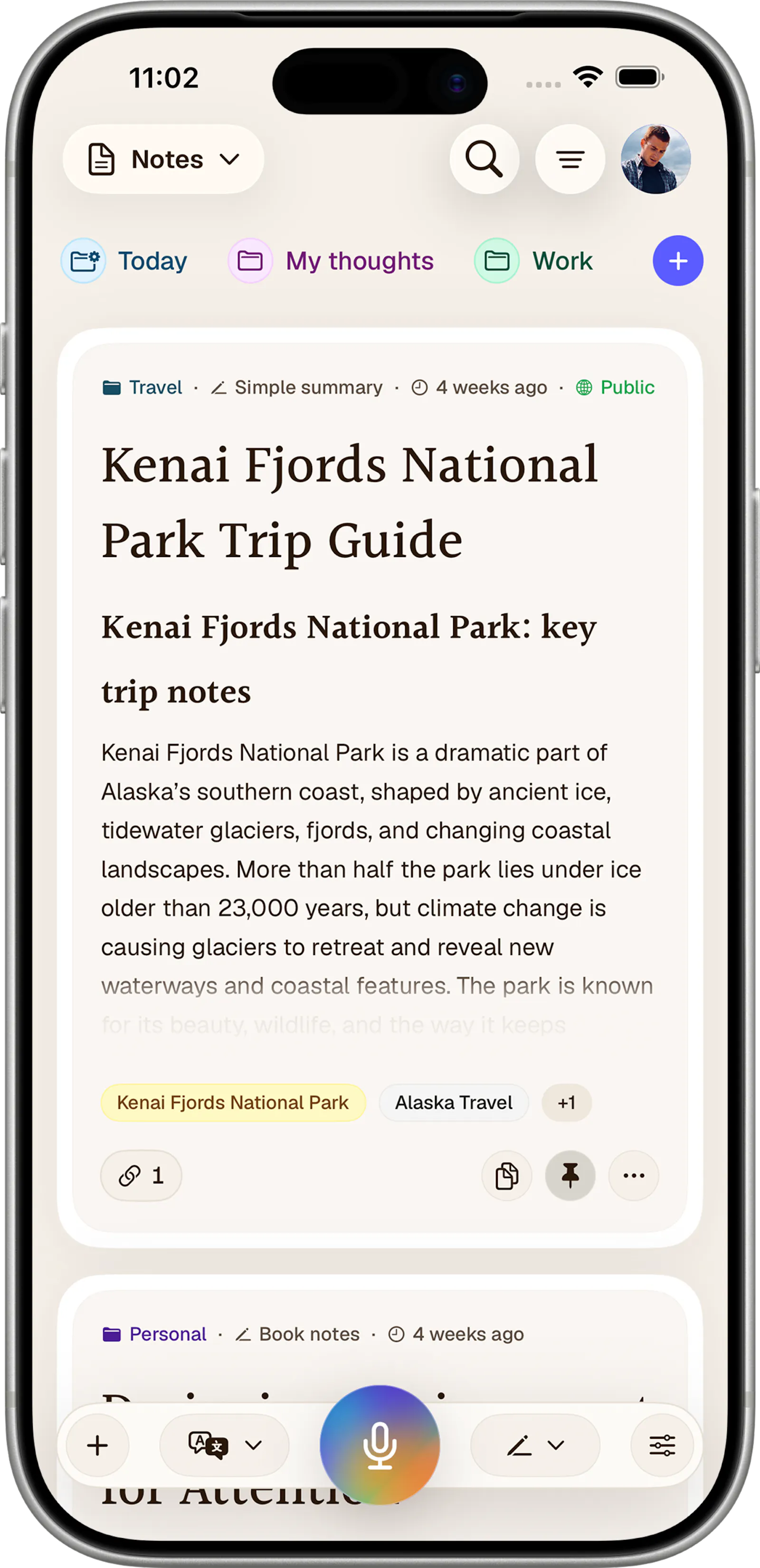 Notewarp screenshot 1