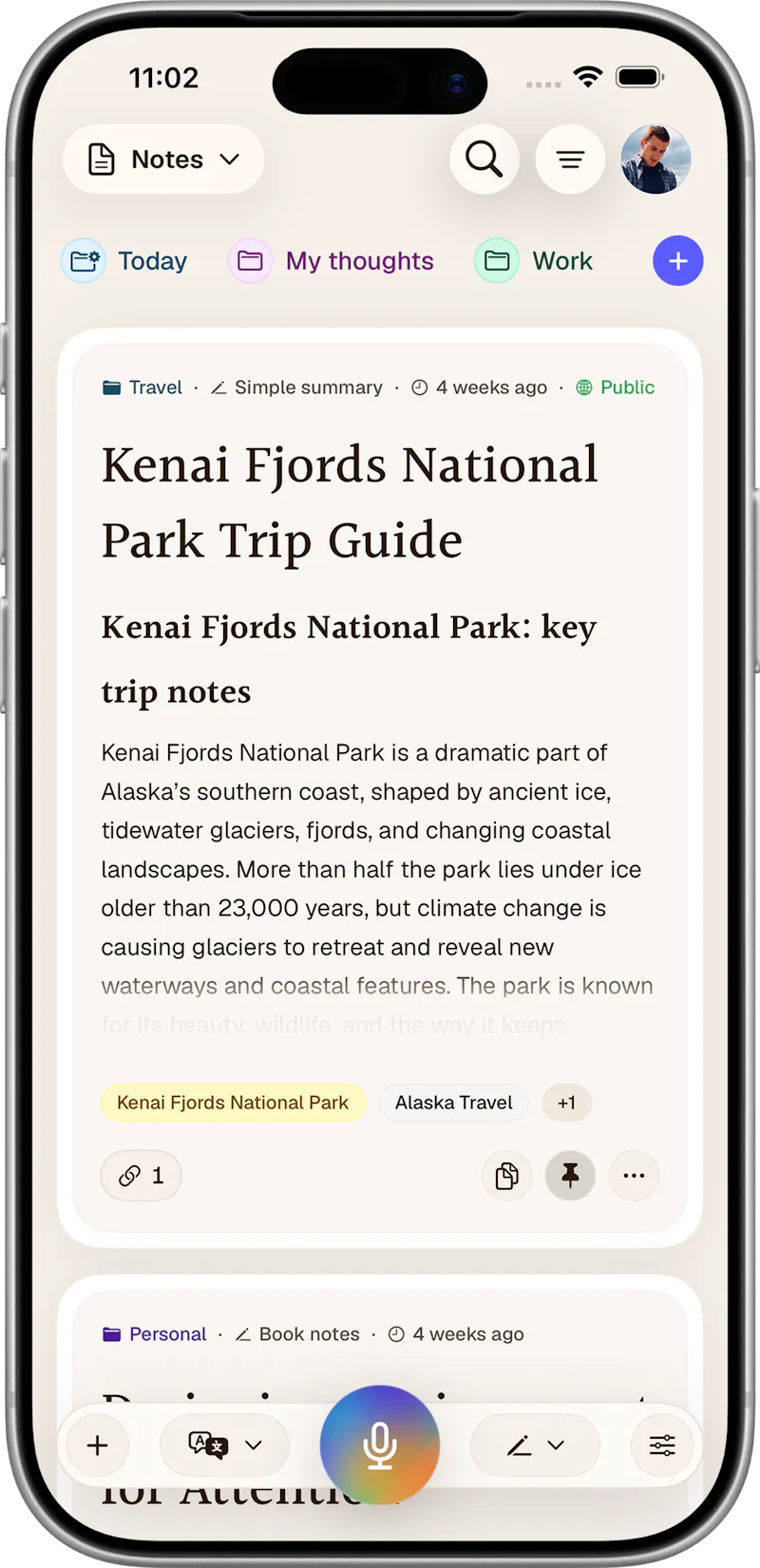 Notewarp screenshot 1