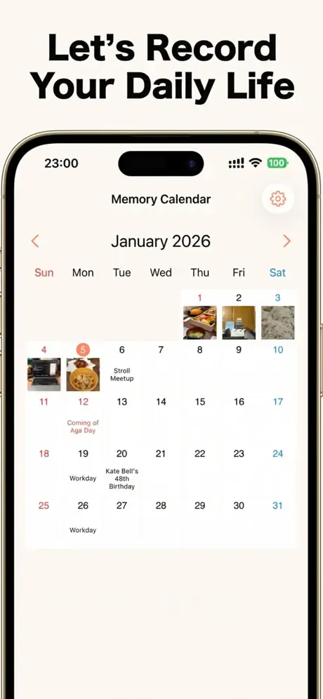 Memory Calendar - Daily Photo Diary のプロダクトバナー
