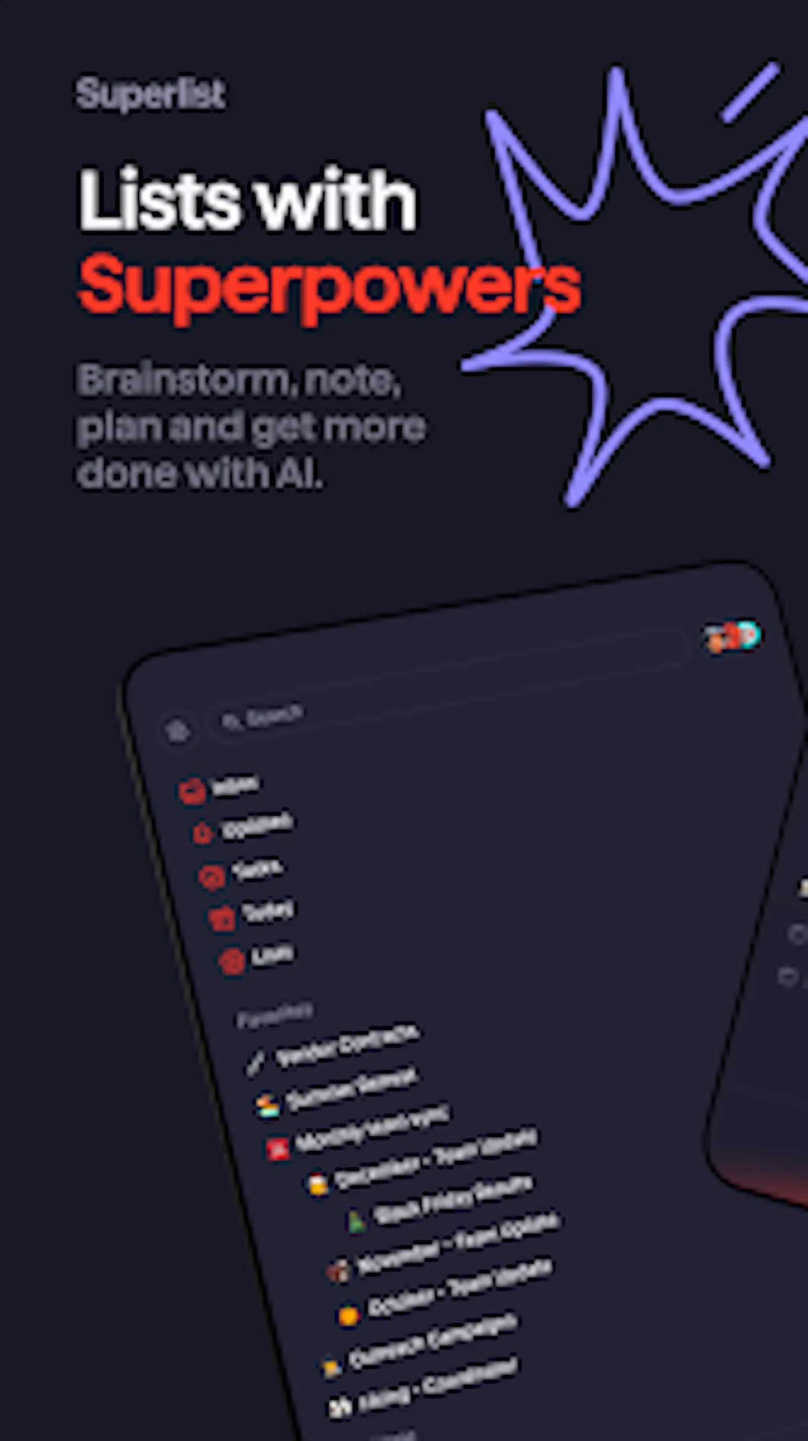 Superlist screenshot 9