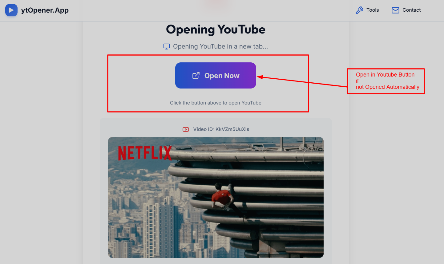 Youtube App Opener - Screenshot 3 showing product features and functionality