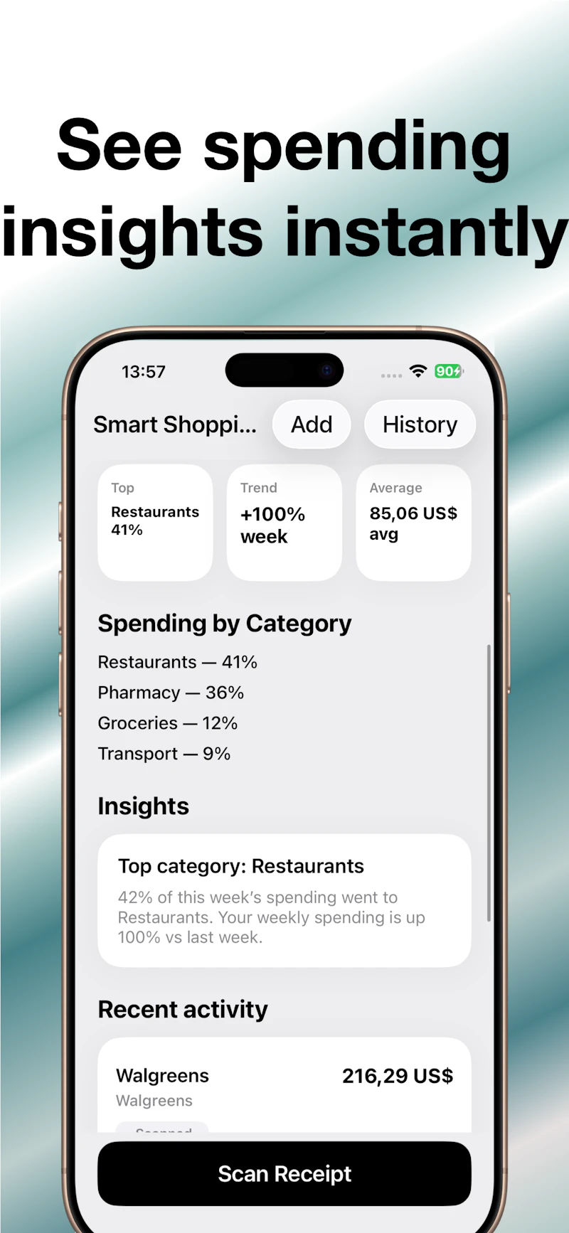 Receipt Scanner: Scan Prices screenshot 4