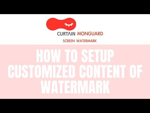 Curtain MonGuard Screen Watermark gallery image