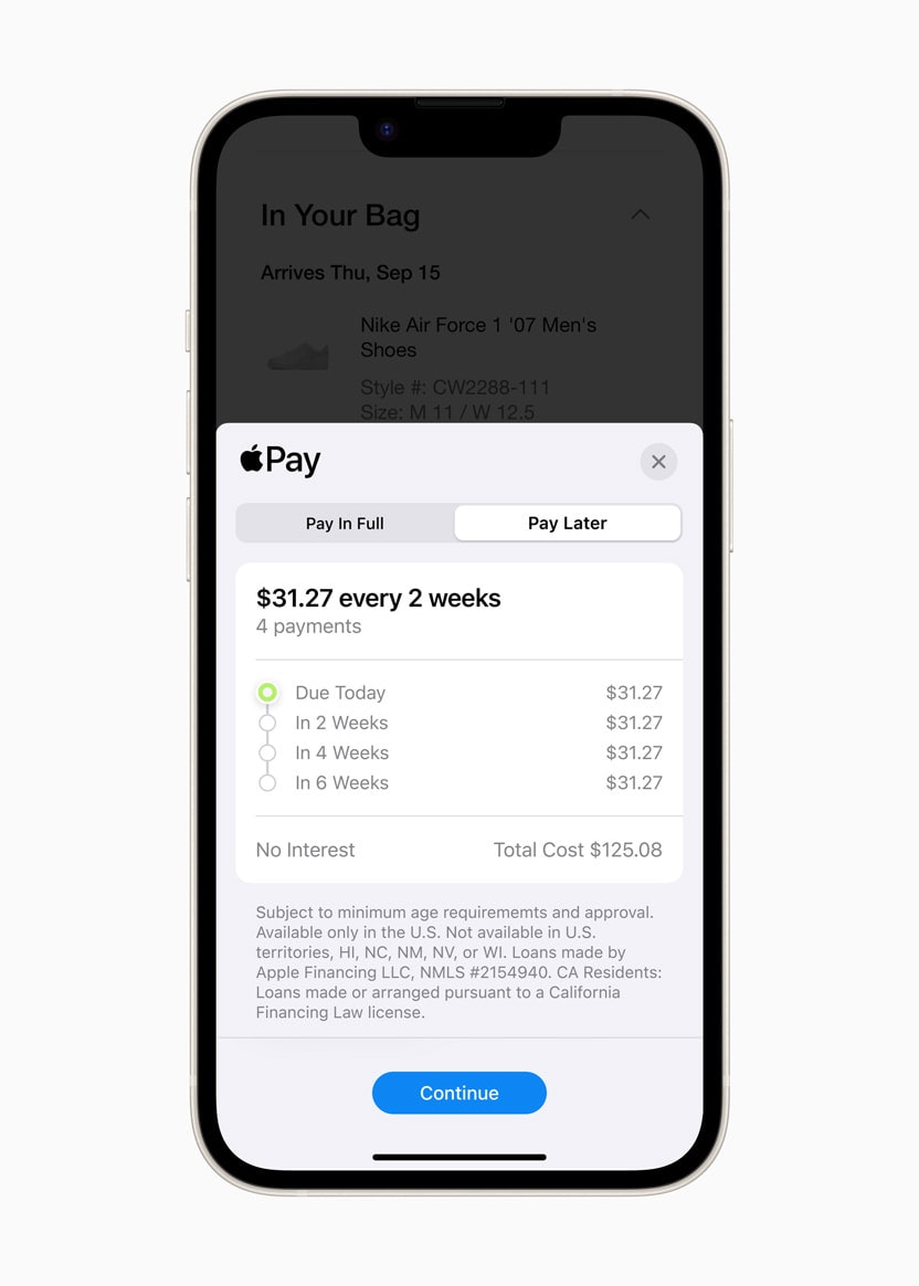 Apple paga più tardi media 2