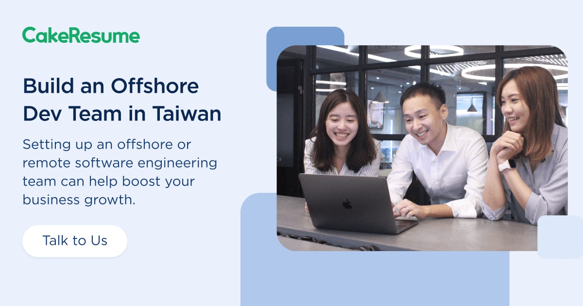 Bina pasukan dev di Taiwan media 1