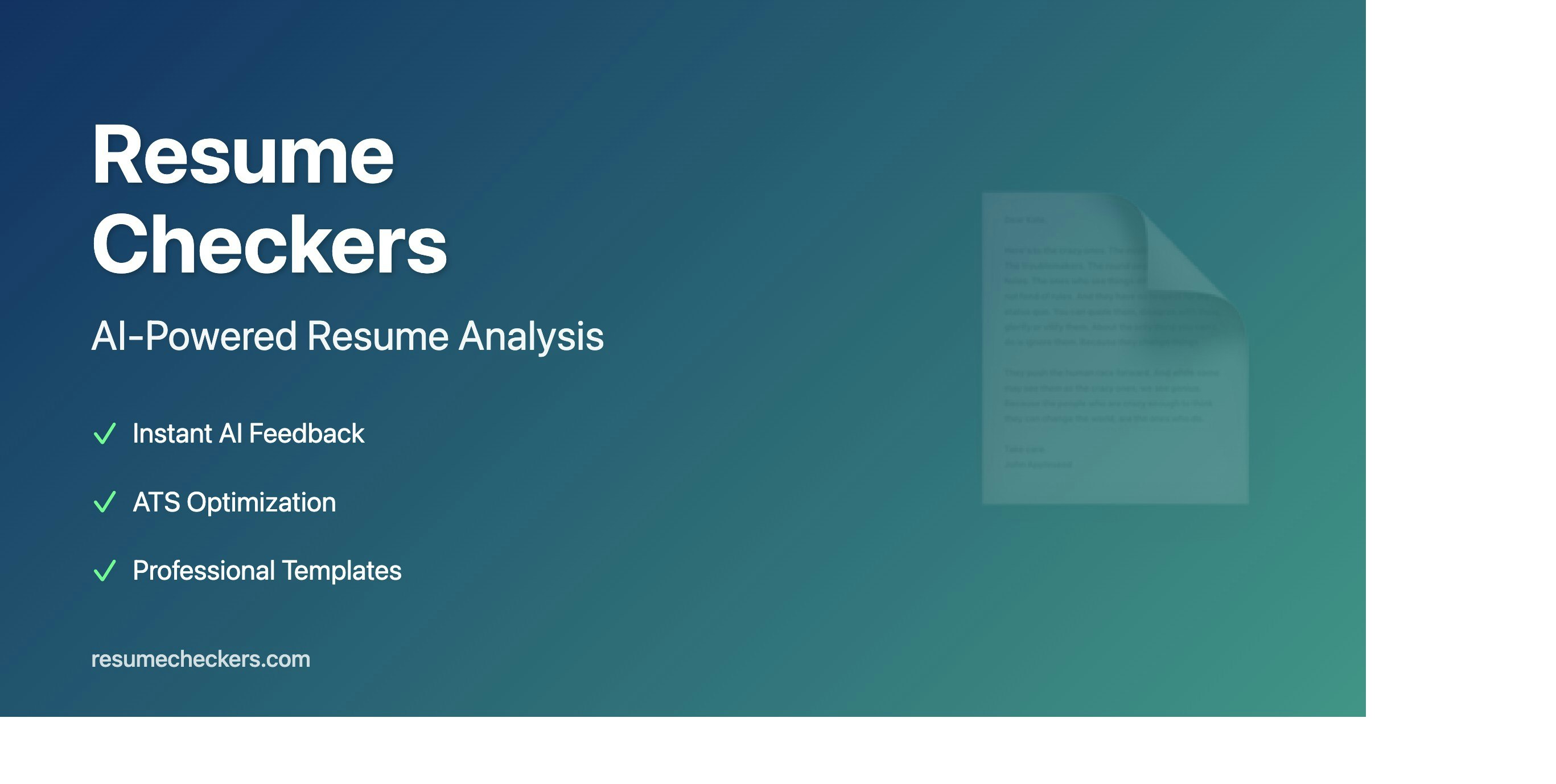 Resume Checkers gallery image
