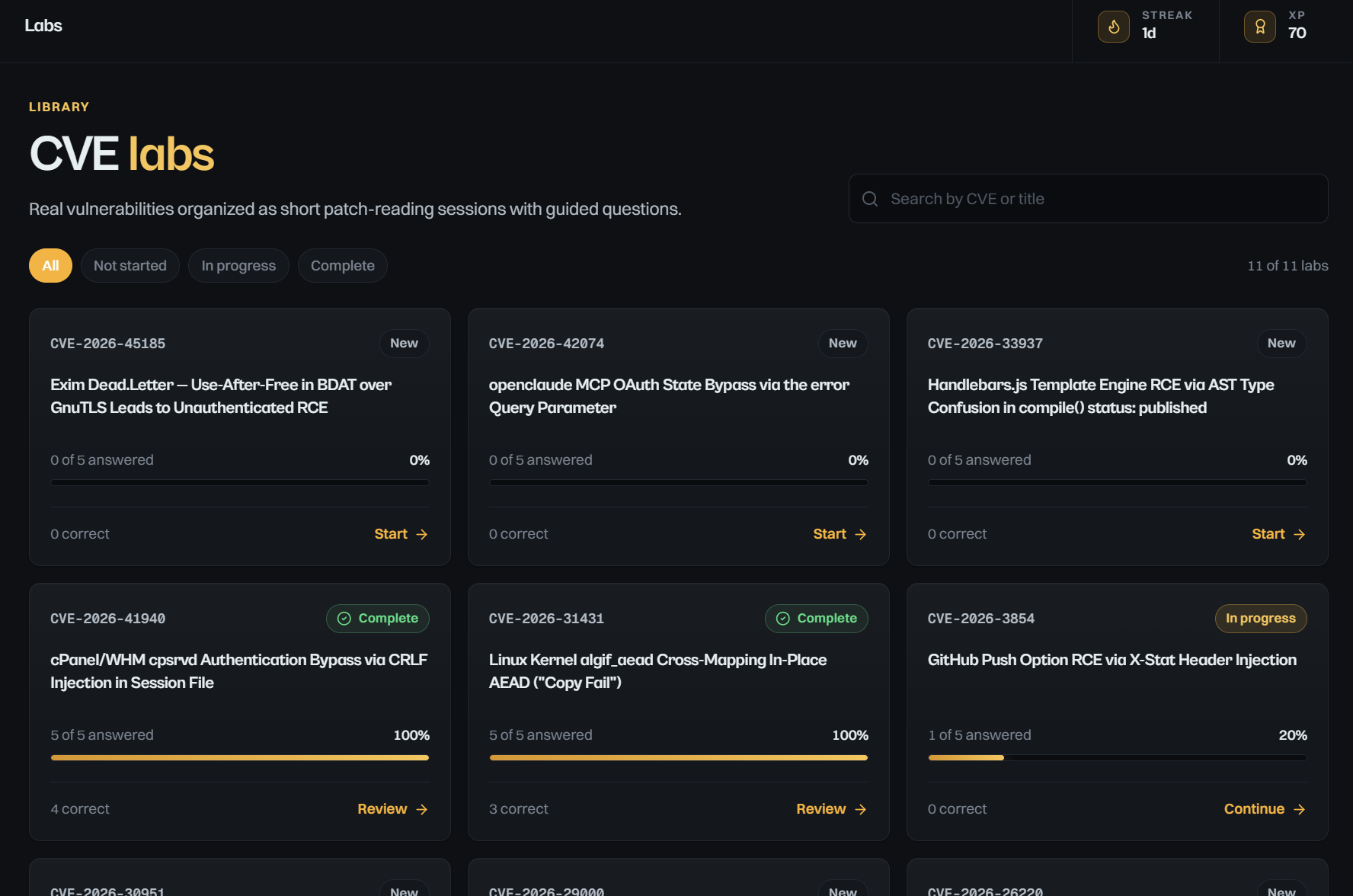 CVE Playground gallery image