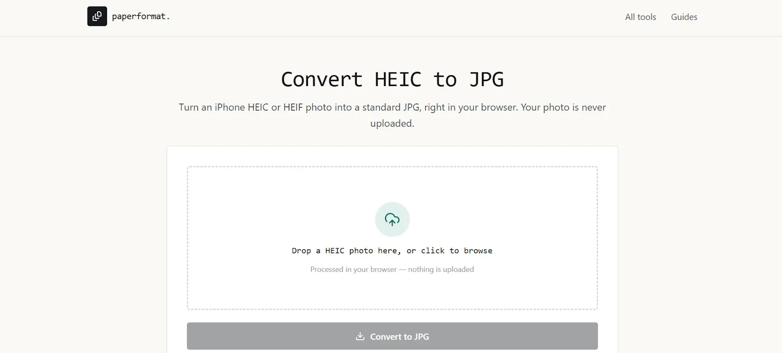 paperformat screenshot 1