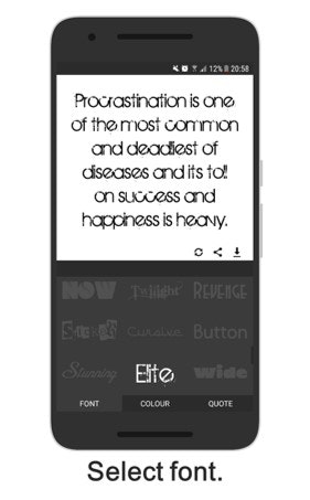 Fontivation - Motivational Widget gallery image