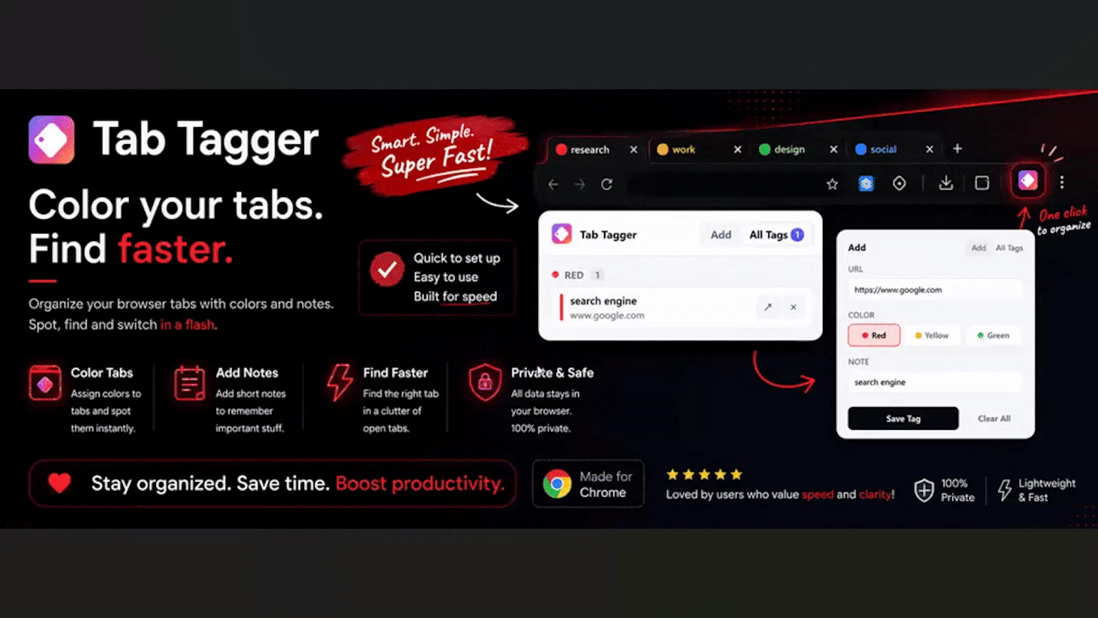 Tab Tagger screenshot 1 (video preview)