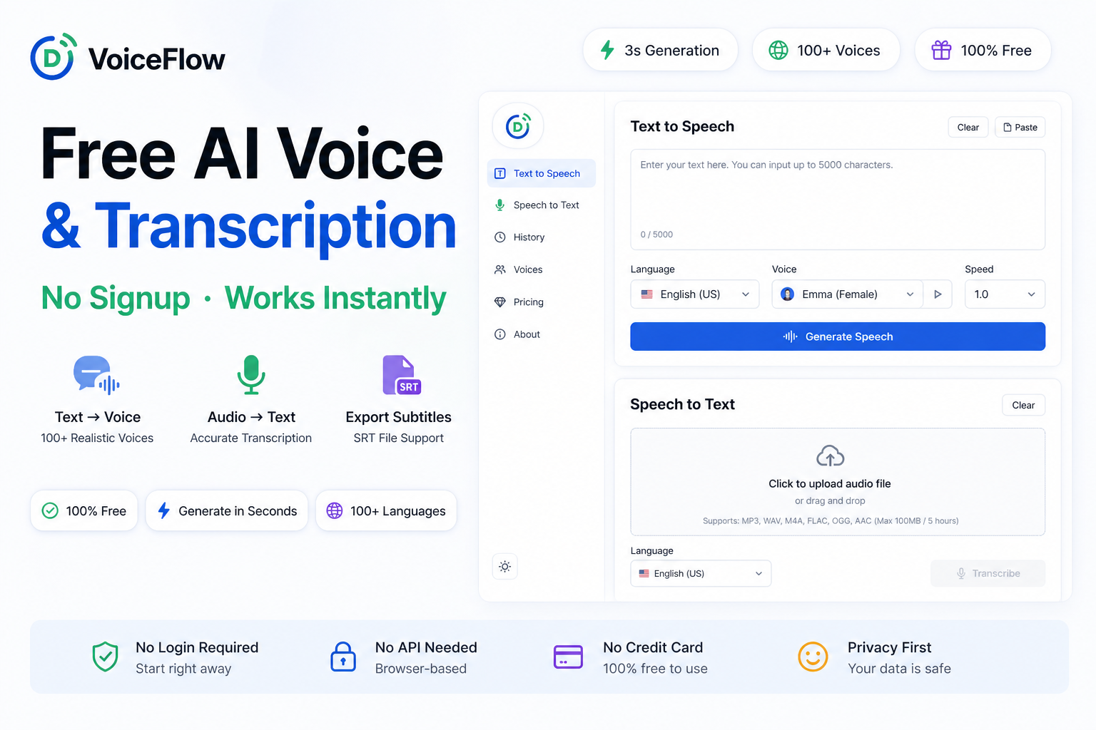 Instant AI Voice  for Everyone gallery image