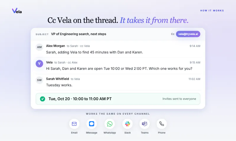 Vela screenshot 2