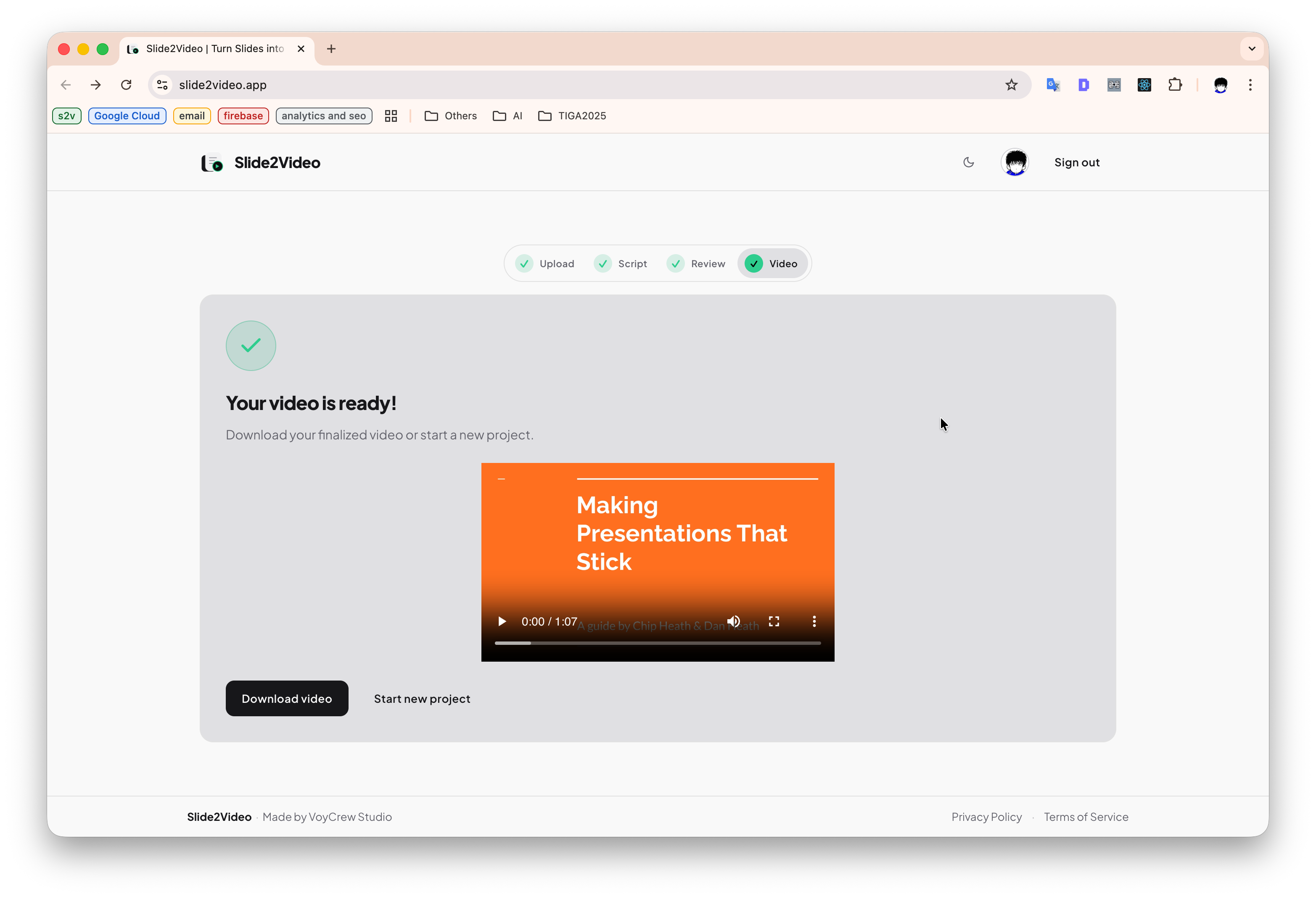 Slide2Video gallery image