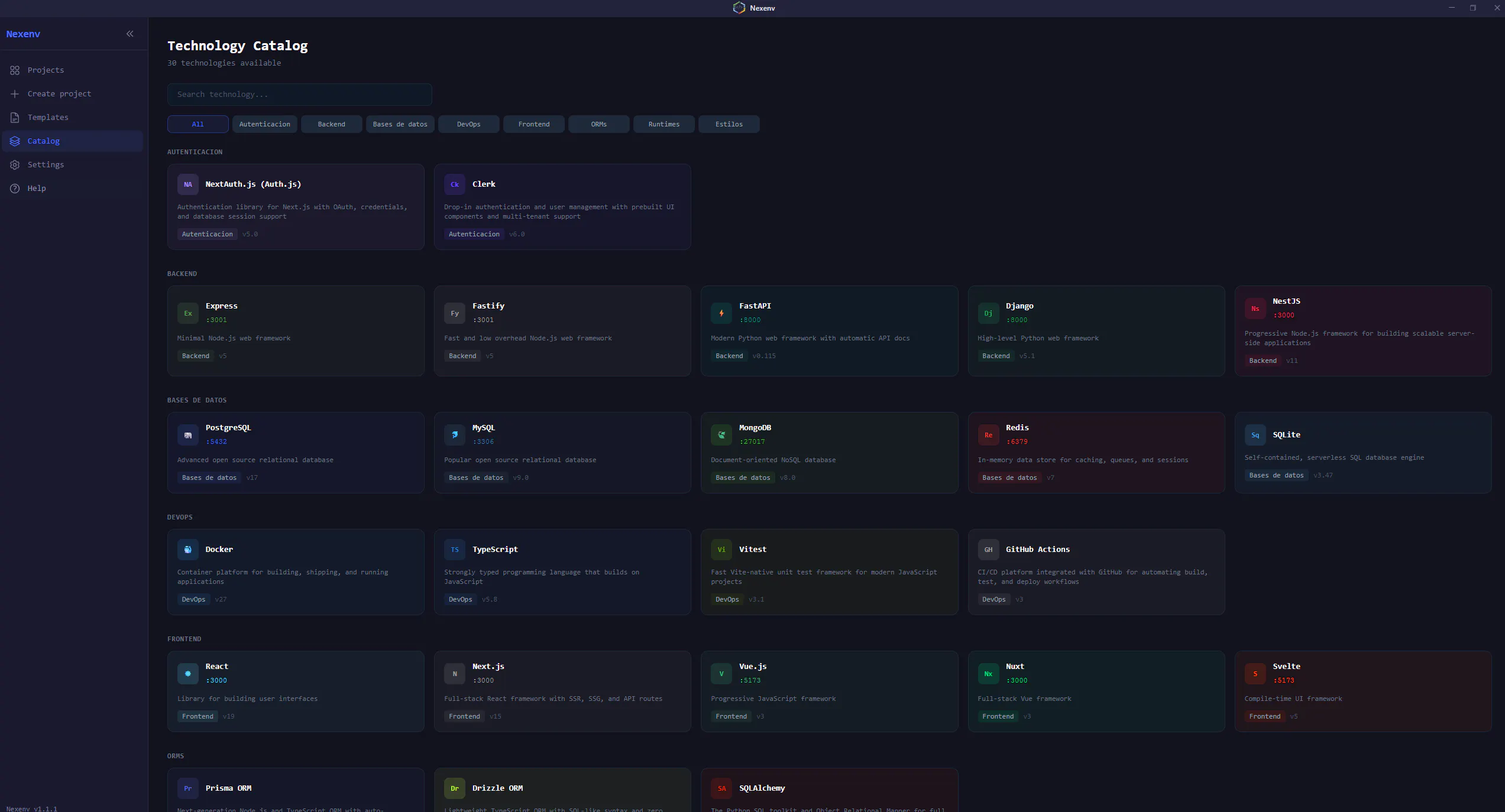 Nexenv – Dev Environment Manager gallery image
