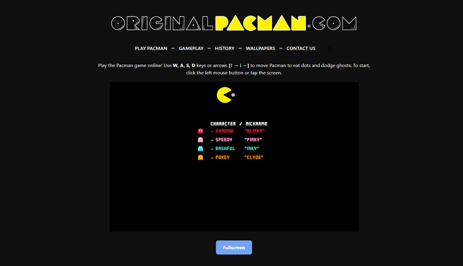 Mídia 1 de Pac-man - Jogue o jogo do Pacman online!