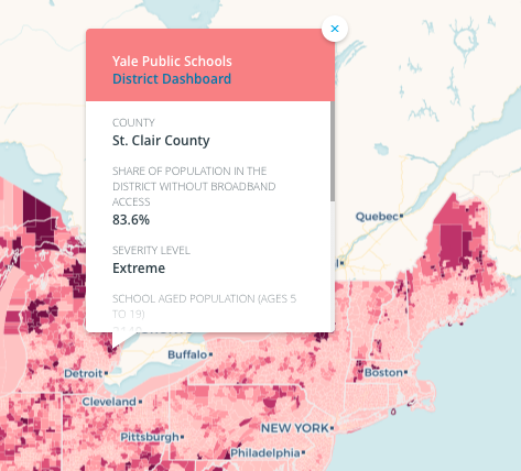 Broadband Availability Map gallery image