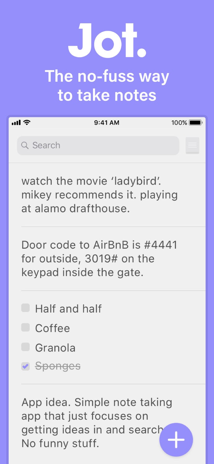Jot - Notes + Todos gallery image